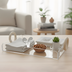 Acrylic Serving Tray Large